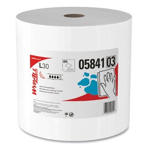 WypAll L30 Towels, 12.4 x 12.2, White, 875 / Roll - 1 of 4