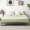 Heavy-Duty Low Profile Metal Platform Bed Frame Durable Mattress Foundation, No Box Spring Required, Quiet & Non-Slip Design, Simple Assembly - 4 of 4