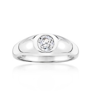 Ross-Simons 0.40 Carat CZ Ring in Sterling Silver - 1 of 4