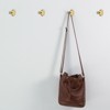 Unique Bargains Decorative Wall Solid Brass Entryway Coat Hooks 2 Pcs - 3 of 3