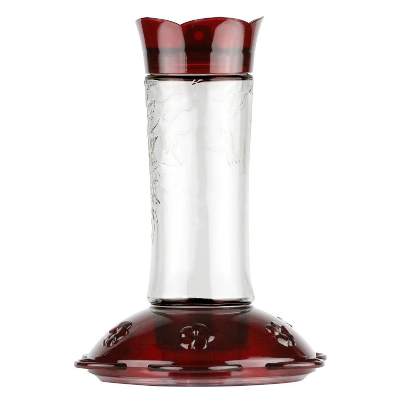 Nature&#39;s Way Bird Products 16oz  Traditional Gravity Hummingbird Glass Feeder 8.75&#34;, 1 of 9