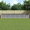 vidaXL Chicken Cage - Versatile and Spacious, Galvanized Steel Construction, Mesh Design, Roof-Protected, Anthracite, Dimensions - 237.4"x38.6"x35.4" - 2 of 4