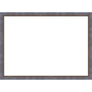 Amanti Art Two Tone Blue Copper Framed Dry Erase Magnetic Board - 1 of 4