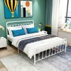 Queen Size Metal Platform Bed with Headboard and Footboard - 2 of 4