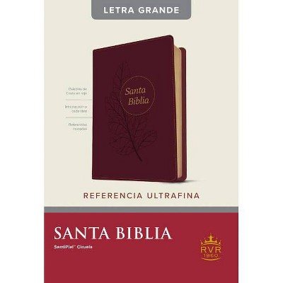 Santa Biblia Rvr60, Edición de Referencia Ultrafina, Letra Grande - Large Print by  Tyndale Bible (Leather Bound)