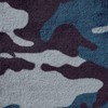 Kenneth Cole Reaction Plush Fleece Throw Blanket (Blend Out-Navy)-50" X 70" - 2 of 4