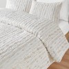 Madelyn Metallic Print Faux Fur Comforter Set - Intelligent Design - image 3 of 4