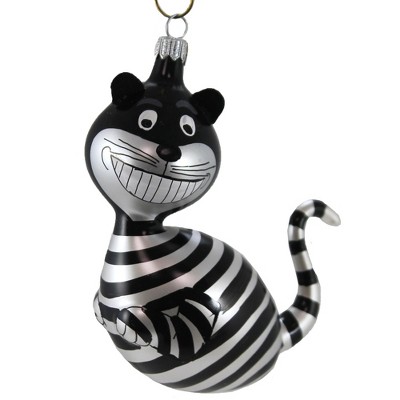 Italian Ornaments 5.25" Cheshire Cat Ornament Italian Alice  -  Tree Ornaments