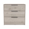 Kaia 3 Drawers Dresser, Superior Top -Light Gray - 2 of 4