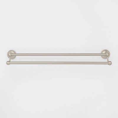 Classic Double Towel Bar Brushed Nickel - Threshold™