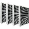 Nispira Carbon Odor Reduction HEPA Filter Replacement For Filtrete C01 T02 Air Purifier FAP-C01-F1 FAP-T02-F1. Compared to Part F1 FAPF-F1-O. 4 Packs - 2 of 4