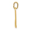Black Bow Jewelry 14k Yellow Gold, Claire Collection Mini Lower Case Initial D Charm - 2 of 4