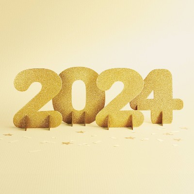 Graduation Standing Tabletop Decor &#34;2024&#34; - Spritz&#8482;