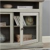 Acekool Modern Farmhouse TV Stand with Storage Cabinet & Adjustable Shelves, Stone Gray, Fits Up to 65" TVs - 2 of 4