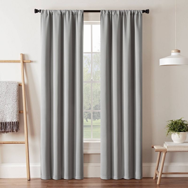 Darrell Thermaweave Blackout Curtain Panel - Eclipse, 1 of 13