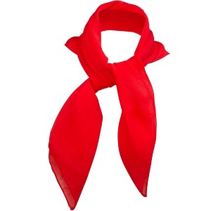 Skeleteen Girls Chiffon Neck Scarf -Red - 1 of 4