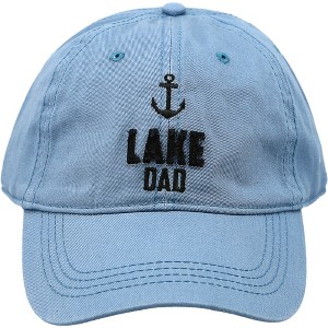 Pavilion Gift Company - Lake Dad - Cadet Blue Adjustable Hat - Hats - 1 of 4