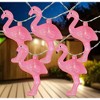Northlight 10ct Battery Operated Flamingo Summer LED String Lights Warm White - 4.5' Clear Wire - 2 of 4