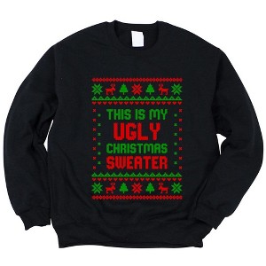 Simply Sage Market Women's Graphic Sweatshirt My Ugly Christmas Sweater - 1 of 4