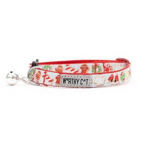 The Worthy Dog Cookies for Santa Paws Breakaway Adjustable Cat Collar - 1 of 3