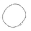 Giorgio Di Vicenza Sterling Silver 2.75mm Curb Chain Bracelet - 3 of 3