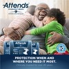 Attends Overnight Extended Wear Brief, Heavy Absorbency, White, Medium (32" - 44"), 18 Count - 4 of 4