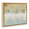 Stupell Industries Abstract Gold Tree Landscape Floating Frame Canvas Art - 2 of 4