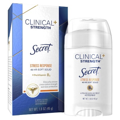 Secret Clinical Strength Antiperspirant & Deodorant Soft Solid Stress Response - 1.6oz