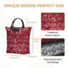 Signare USA Rennie Mackintosh Rose And Teardrop Foldaway Grocery Bag - 3 of 4