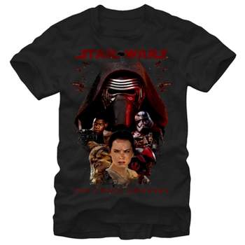 Men's Star Wars The Force Awakens Kylo Ren and Rey T-Shirt