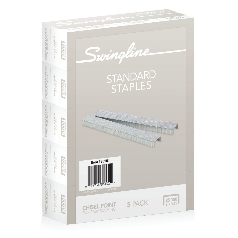 Swingline S7035101S Standard Staples Pack Of 5