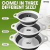 with Over-Sink Water Draining Base for Pasta Fruits and Vegetables, White (3 Sizes, 3QT, 4QT and 5 Quart) - 3 of 4