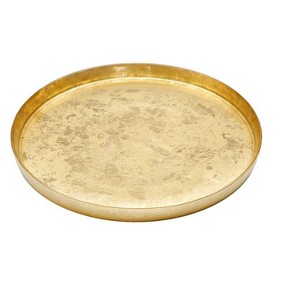 Classic Touch Set of 4 Glitter Dinnerware Plates with Raised Rim (Available in 2 Colors) - 1 of 4