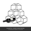Viski Geo Gold Bottle Wine Rack, Honeycomb Design - 3 of 4