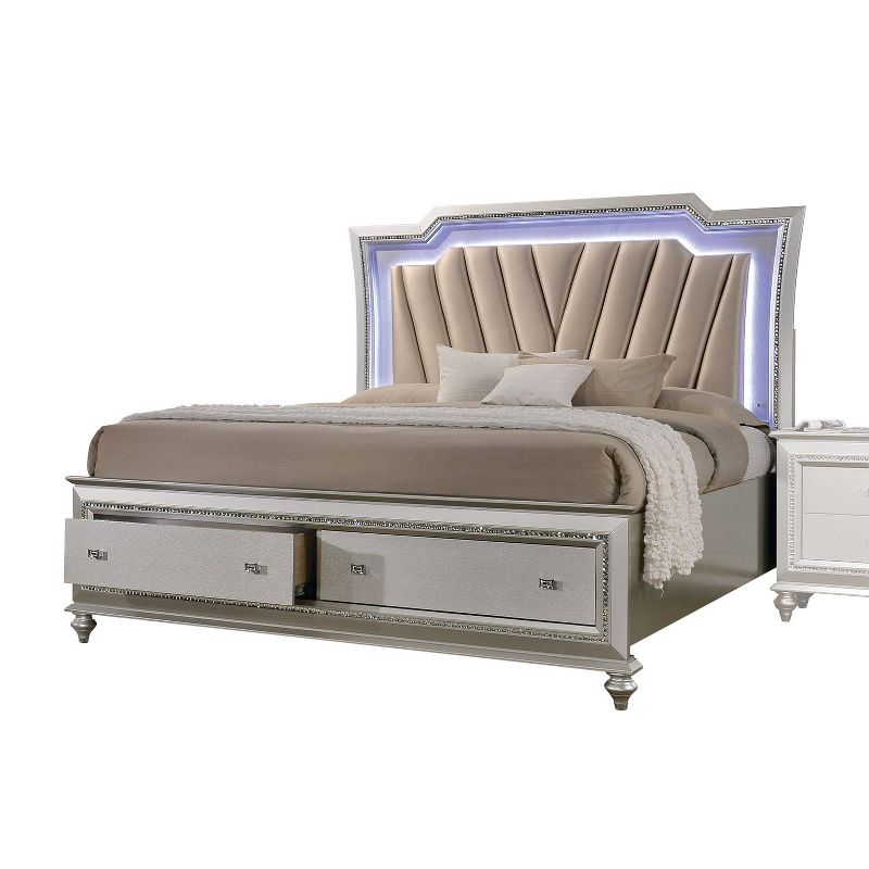 Kaitlyn Bed with LED Headboard - Acme Furniture, 1 of 7