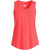 Lands' End Women's Sleeveless Power Performance Scoop Neck Curved Hem Tunic Tank - 3 of 4