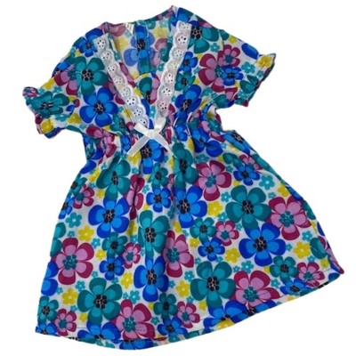 Doll Clothes Superstore Bright Colored Flowers Nightgown Fits 18 Inch Girl Dolls Like American Girl