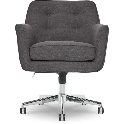 Serta Mid-Back Office Chair With Mesh Accents And Memory Foam
