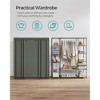 SONGMICS 59" Closet Wardrobe Portable Closet Organizer Storage Clothing Rack Shelf with Non-Woven Fabric Cover - 2 of 4