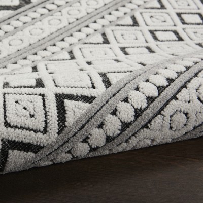 Calobra Elegance Dark Grey Hand-Knotted Synthetic Rectangular Rug