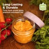12pk Prep Baby Food Storage Containers, 4 oz Leak-Proof, BPA Free Glass Baby Food Jars for Feeding - 4 of 4