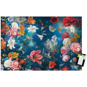 Trends International Reinders: Flowers - Universal Flowers Unframed Wall Poster Print White Mounts Bundle 22.375" x 34" - 1 of 4