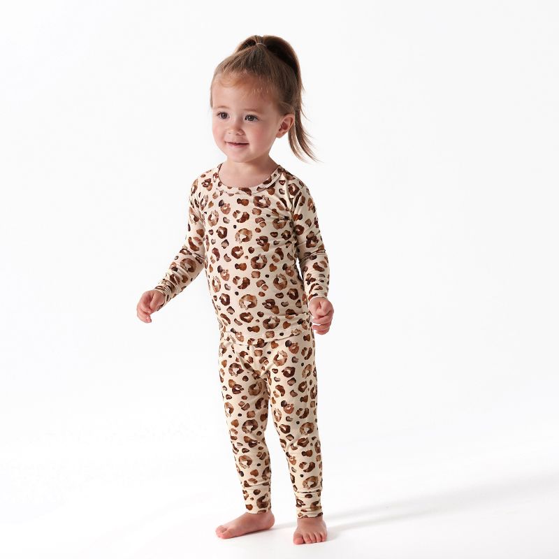 Gerber Infant & Toddler Girls' Buttery Soft Snug Fit Pajama Set, 2 of 4