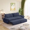 Kumasinova 73.2" Queen Pull Out Sofa Bed,3-in-1 Convertible Sleeper Sofa with Upholstery,Metal Frame,Loveseat Bed for Living Room,Bedroom - 2 of 4