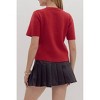 Women's All I Want Beaded Bow Sweater - entro - 3 of 4