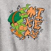 Boys' - Teenage Mutant Ninja Turtles - Mikey Graphic Long Sleeve Fleece Sweatshirt - 2 of 4