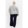 Women's Plus Size Ollie Sweater - grey marle | CITY CHIC - 3 of 4