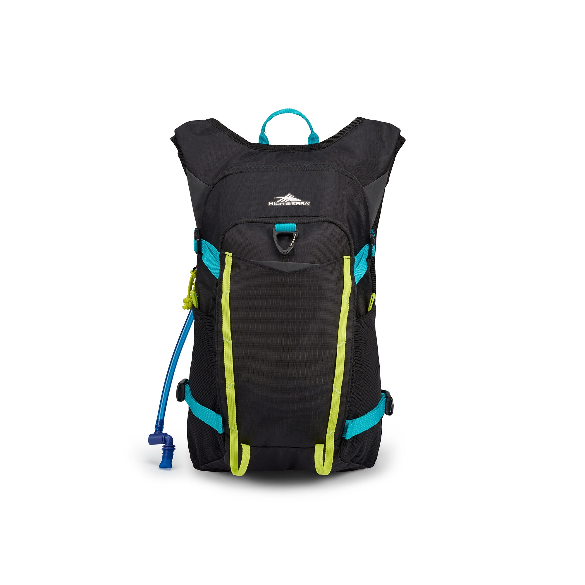 High Sierra Hydrahike 2.0 16L Hydration Water Backpack with Insulated Reservoir Pocket for Hiking, Running, Climbing, or Cycling, Black
