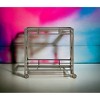 Kitchen Cart with Mirrored Top and Shelves - 4 of 4
