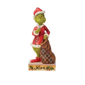 Department 56 Dept 56 Two Sided Naughty and Nice Grinch Christmas Figure - 1 of 3